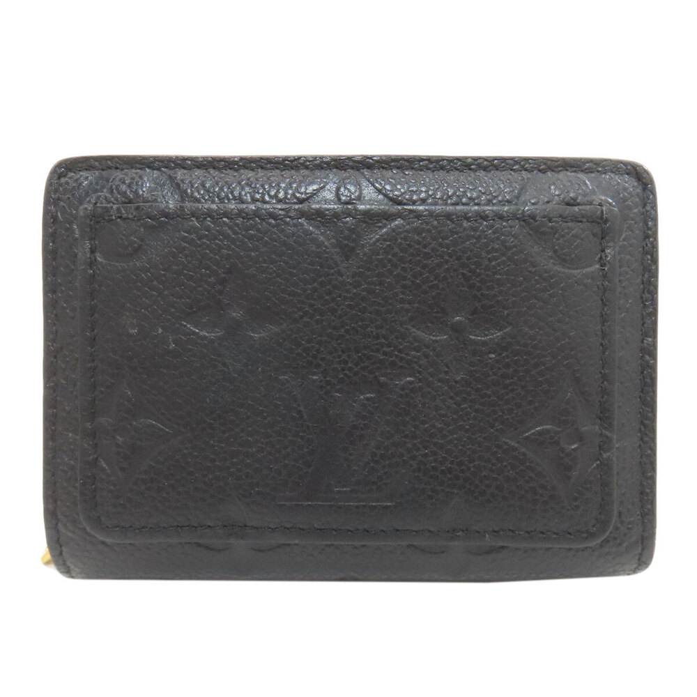 Louis Vuitton Portefeuille Claire Bifold Wallet Empreinte Leather Black Gray